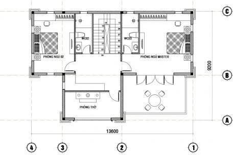 Tổng hợp thiết kế mặt bằng nhà 2 tầng đầy đủ công năng sử dụng