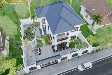 Xu hướng thiết kế nhà 100m2 có sân vườn