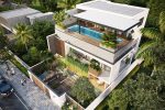 Tham khảo bản vẽ thiết kế nhà có hồ bơi trên sân thượng đẹp