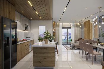 Khám phá nội thất căn hộ 2 phòng ngủ 134m2 với thiết kế độc đáo