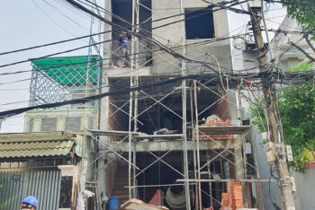 Dự án hoàn thiện nhà thô 1 trệt 1 lửng 2 lầu tại Thủ Đức