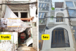 Ngôi nhà “lột xác” sau cải tạo nâng tầng nhà bằng sàn giả