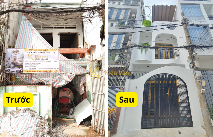 cải tạo nâng tầng nhà bằng sàn giả