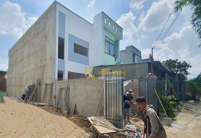 nhà 1 trệt 1 lửng đúc giả