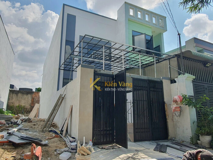 nhà 1 trệt 1 lửng đúc giả